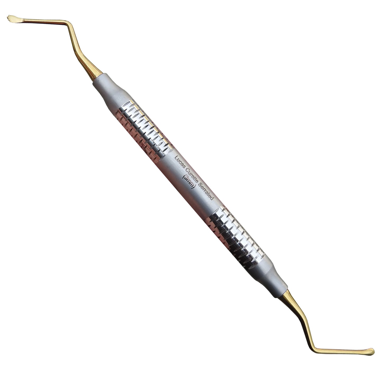 Lucas Curette Serrated 3mm Gold Ends