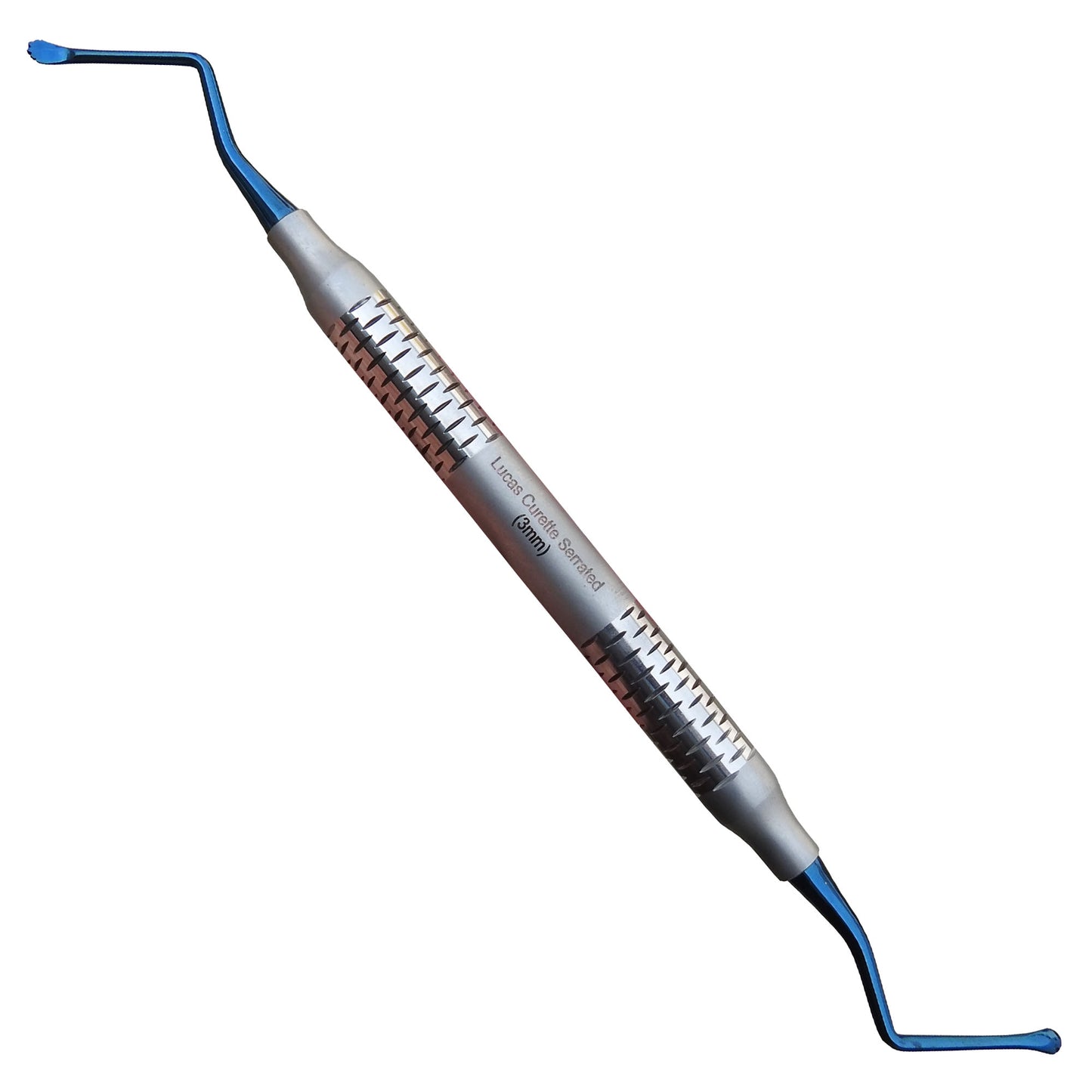 Lucas Curette Serrated 3mm Blue Ends