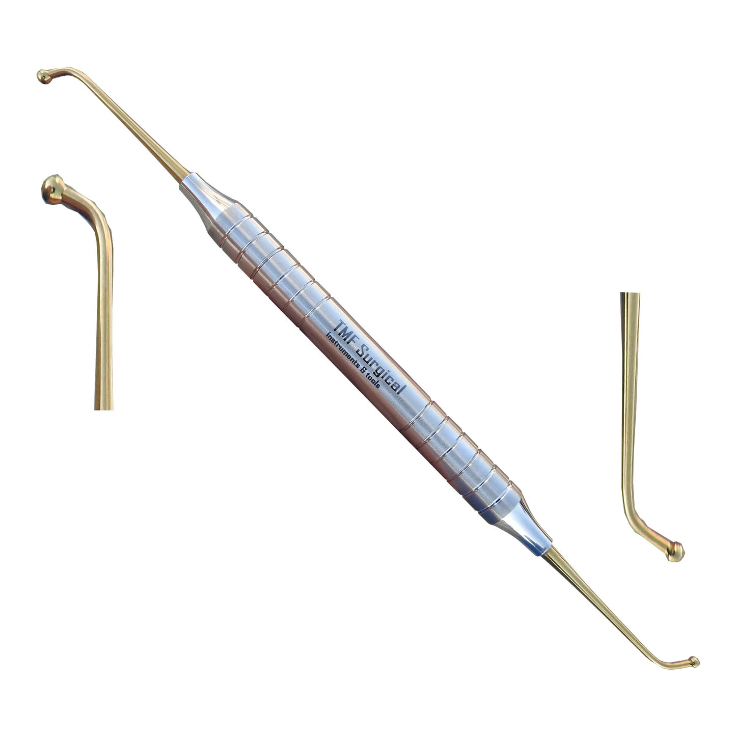 Dental Ball Burnisher 2.1 / 2.7mm Amalgam Restoration Polishing tool gold ends